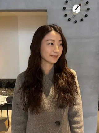 パーマ KAREN(ému) 伏見/カットモデルのヘアスタイル