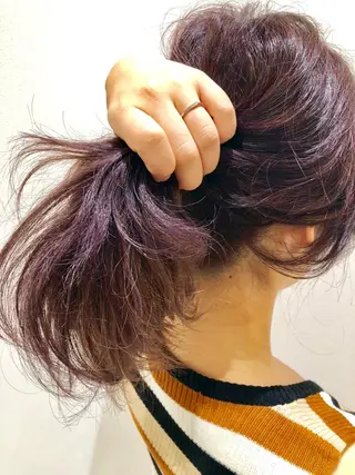 セミロング カラー ✨ケア×デザイン🎨 杉本賢人のヘアスタイル