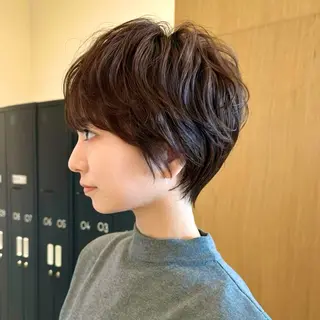 ショート お悩み解決ショート/ 似合わせカット/といのヘアスタイル