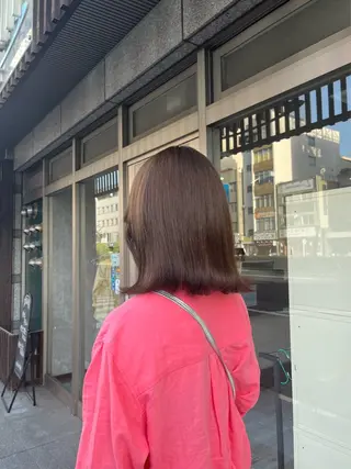 ミディアム カラー 村田梨乃/ minim hairのヘアスタイル