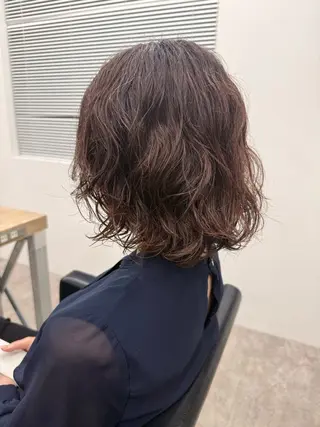 ミディアム パーマ カットモデル yumekaのヘアスタイル