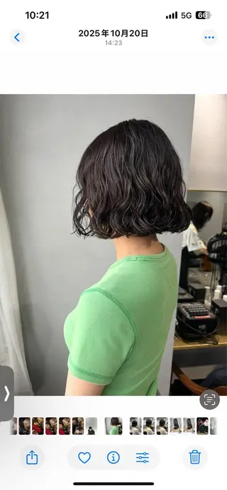 ミディアム パーマ akane/ボブ /ブラウンベージュのヘアスタイル