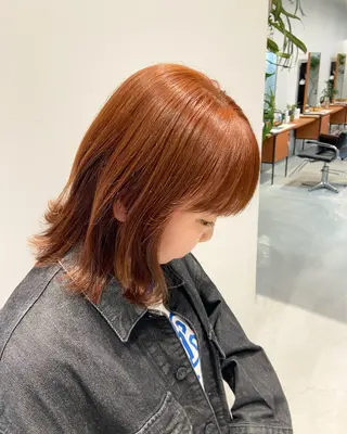 ミディアム カラー 石田 俊介のヘアスタイル
