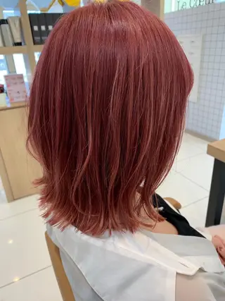 ミディアム カラー ルクール上越店 林 郁弥のヘアスタイル