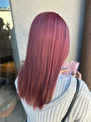 セミロング カラー 似合わせ松本 容政のヘアスタイル