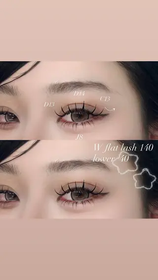 マツエク・マツパ eyelash🤍 RIMAのマツエク・マツパデザイン