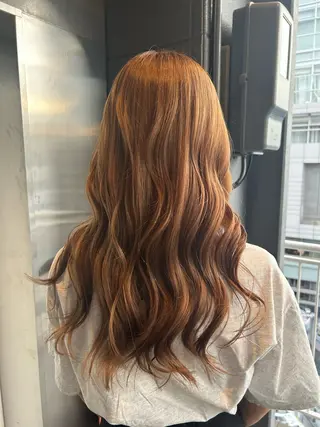 ロング カラー 滝本 和叶のヘアスタイル