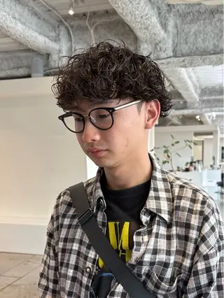 パーマ メンズ ANY/メンズ特化/ シバヤ　ユウキのヘアスタイル