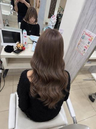 セミロング 【髪質改善カラー】 あむ·. ⟡ 🖤のヘアスタイル