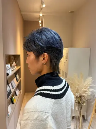 ショート カラー メンズ ramphy 柴原 夢奈のヘアスタイル