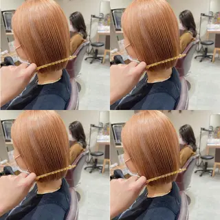 ミディアム カラー ヘアアレンジ 竹内啓太 ボブのヘアスタイル