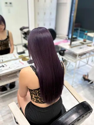 ロング カラー 色落ち綺麗🩰ハイ トーン🎀RINKAのヘアスタイル