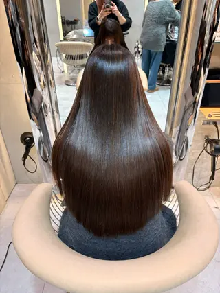 ロング さくら/似合わせレ イヤー/艶カラー🖤のヘアスタイル
