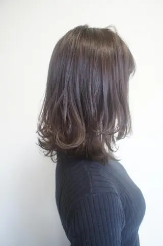 ミディアム カラー たまプラーザ駅 YAMATOのヘアスタイル