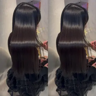 ロング 今話題の艶髪矯正 美艶カラー/FUKAのヘアスタイル
