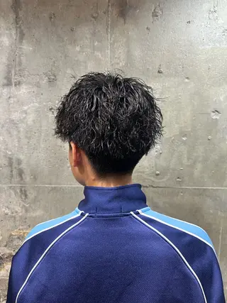 ショート パーマ メンズ メンズ専門 Ryukiのヘアスタイル
