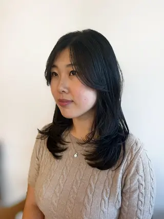 セミロング こころ🎀/ ボブ、透明感カラーのヘアスタイル