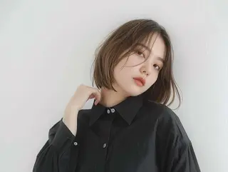 ショート カラー EnBlesS 阪神西宮のヘアスタイル