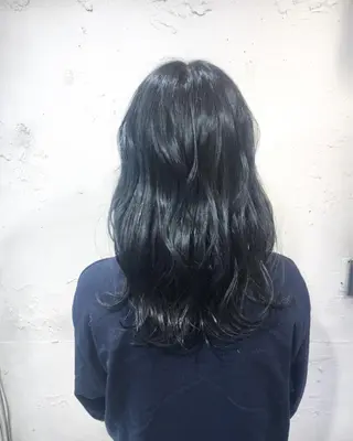 ロング カラー パーマ ヘアアレンジ ✨艶髪✨透明感✨ 山内大樹のヘアスタイル