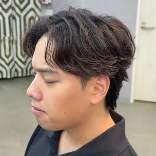 ショート パーマ ヘアアレンジ メンズ MENIN メンズ サロン　望月　涼太のヘアスタイル