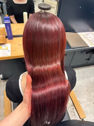 ロング カラー Aboveヒルタ🩰 /透明感カラーのヘアスタイル