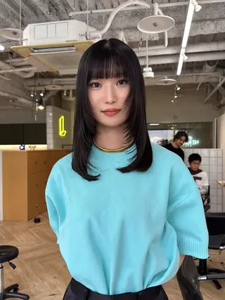 ミディアム ダブルカラーベージュ 新潟/万代/髙橋魁真のヘアスタイル