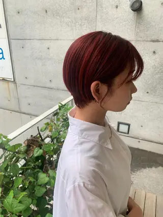 ショート カラー ヘアアレンジ キッズ 垢抜けカラー ヒロムのヘアスタイル