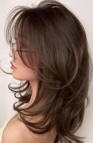 セミロング カラー SHO 👻原宿 /艶カラーのヘアスタイル