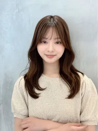 ロング Ruri縮毛矯正 酸性ストレートのヘアスタイル