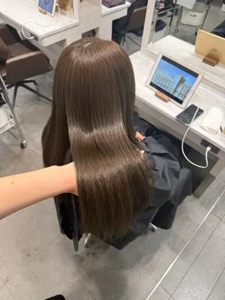 セミロング 透明感カラー/ 表参道/こはるのヘアスタイル