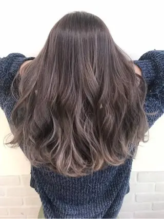 ロング 不動令 認定カラーリストのヘアスタイル