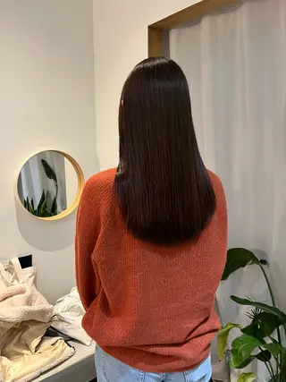 ロング カラー カットカラー/鎌倉 縮毛矯正/大空のヘアスタイル