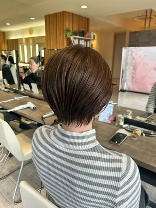 ショート 片瀬 結のヘアスタイル