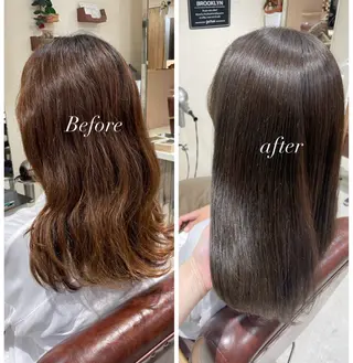 セミロング KAI RIKAのヘアスタイル