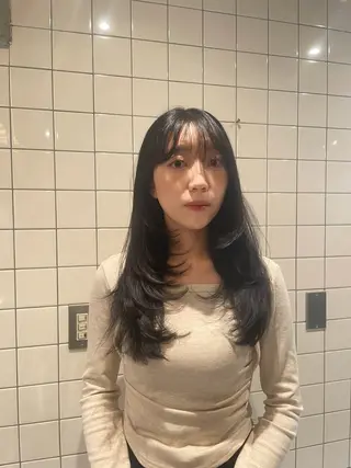 ロング カラー ゆるふわガーリーst yle🩰yuukaのヘアスタイル