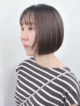 ショート ボブ/ゆるふわ ボブパーマ/とういのヘアスタイル