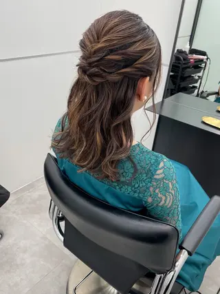 セミロング 石川 理恵のヘアスタイル