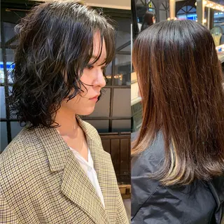 ショート カラー パーマ ヘアアレンジ メンズ キッズ ネイル マツエク・マツパ hiro【沿線で叶う 似合わせhair】のヘアスタイル
