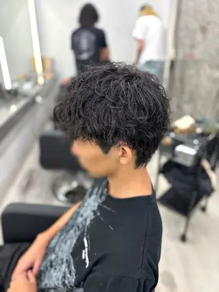 パーマ メンズ 山田 瑛司のヘアスタイル
