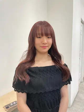 ロング カラー たなか こころ🎀のヘアスタイル