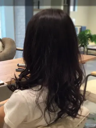 ロング パーマ 宮本 克也のヘアスタイル
