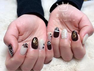 ショート カラー ネイル Le’a NailSalonのネイルデザイン
