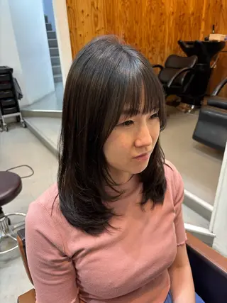 ミディアム Misaki 🍒のヘアスタイル