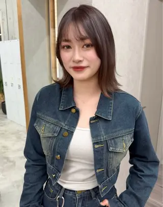 ミディアム カラー 鷲見 成多郎のヘアスタイル