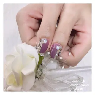 ミディアム ネイル 🐾enen style 🐾のネイルデザイン