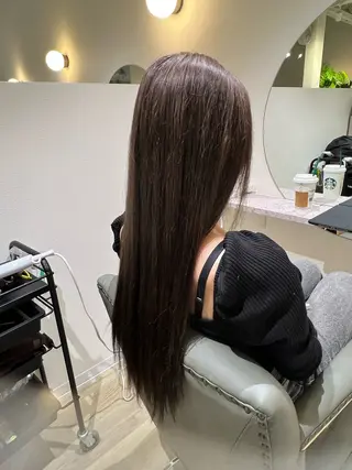 ロング カラー 家坂 佑のヘアスタイル