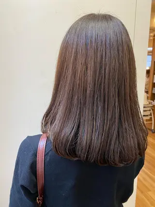 セミロング マンツーマンサロン 🤍Tanakaのヘアスタイル