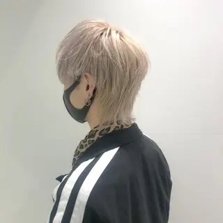 セミロング カラー パーマ ヘアアレンジ メンズ kenta GATTACAのヘアスタイル