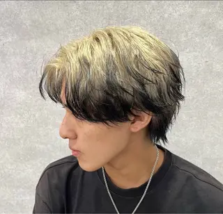 ショート カラー パーマ メンズ 🔥メンズ 特化🔥菊水皐暉🔥のヘアスタイル