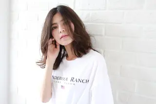 ミディアム 増田 晃士のヘアスタイル